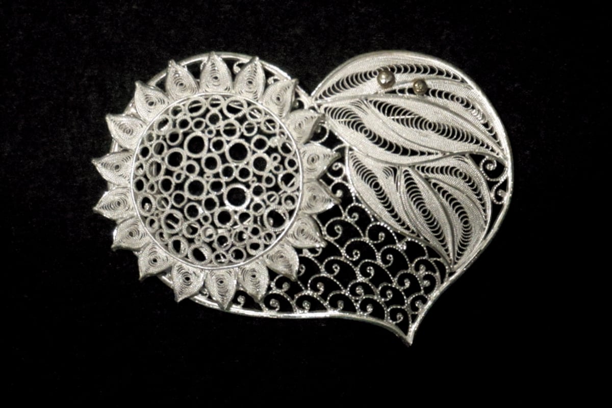 Akita Ginsen Zaiku (Silver Filigree Work)