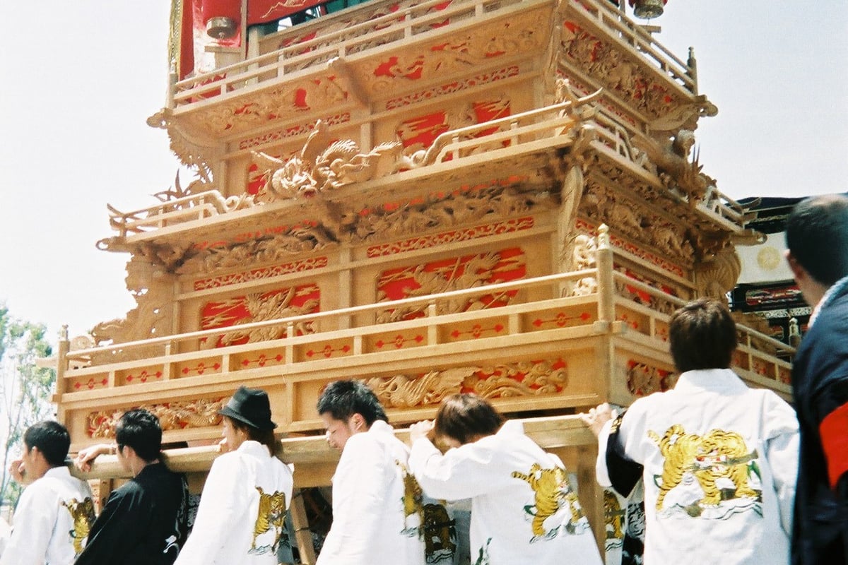 西条だんじり彫刻