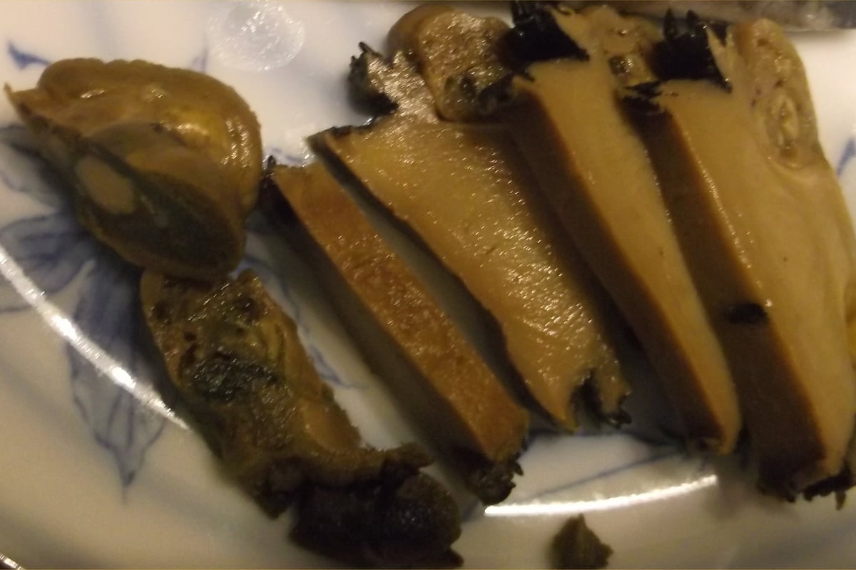 Awabi no Nigai (Soy-Simmered Abalone)
