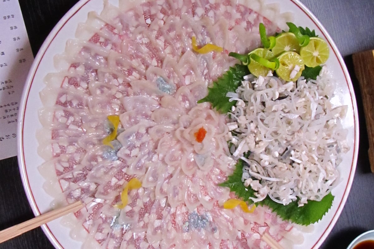 河豚刺身(ふく刺し)