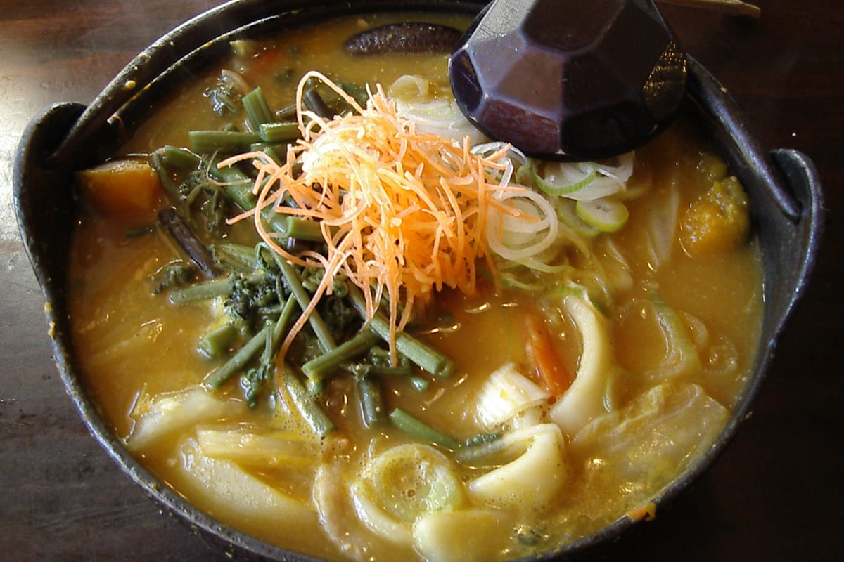 Hoto (Flat Noodles Simmered in Miso)