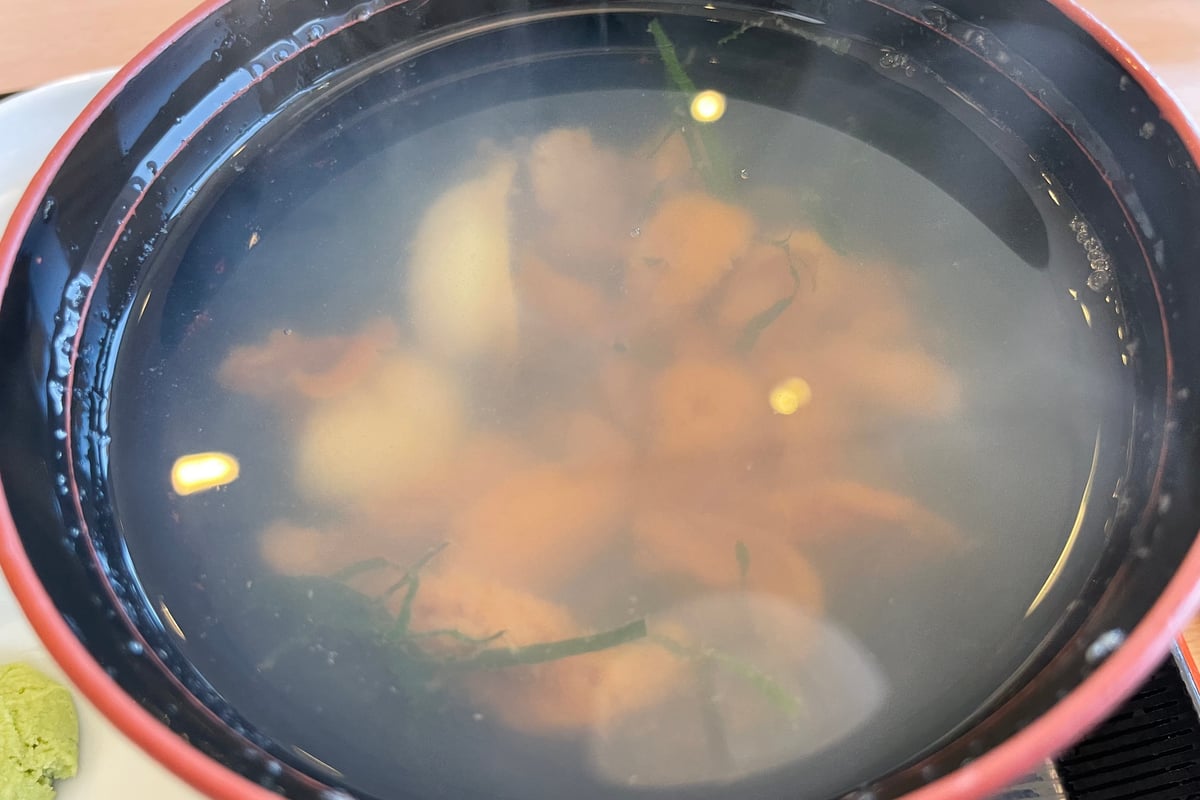 Ichigo-ni (Sea Urchin and Abalone Soup)