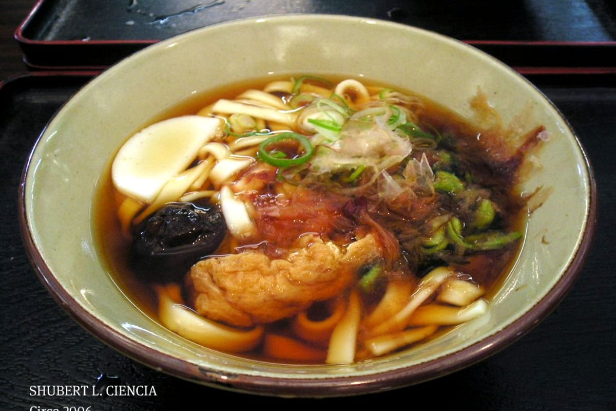 Kishimen (Flat Udon Noodles)