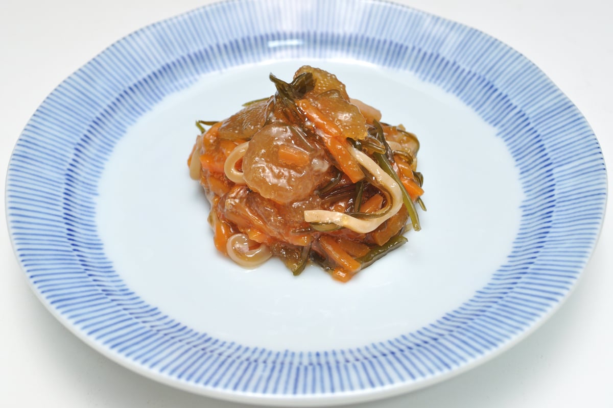 Matsumae-zuke (squid and kelp pickle)