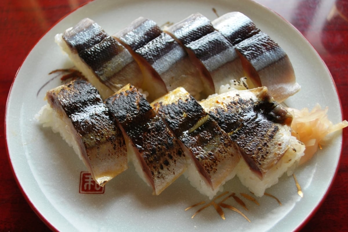Sanma-zushi (Pacific Saury Sushi)