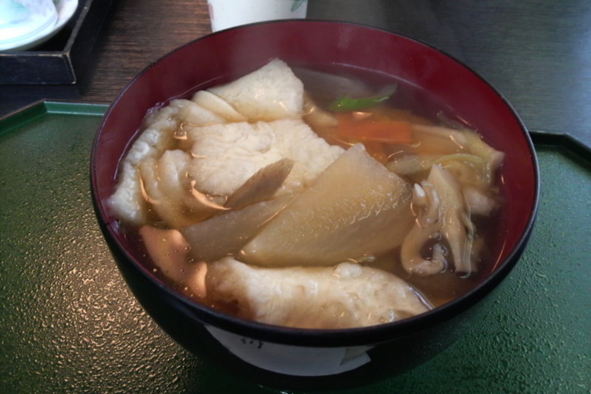 Senbei-jiru (Nanbu Cracker Hot Pot)